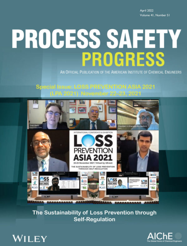 April 2022 Cover of Process Safety PRogress Magazine